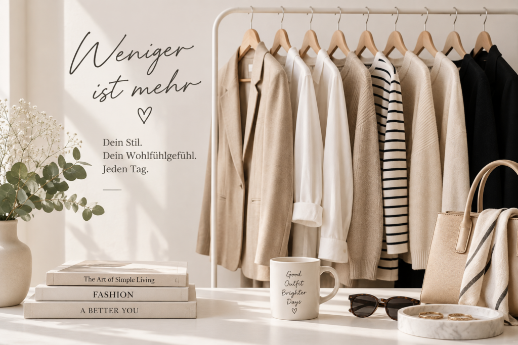 Zeitlose Mode und neutrale Basics für einen unkomplizierten persönlichen Stil